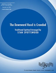 The Downward Road SATB choral sheet music cover Thumbnail